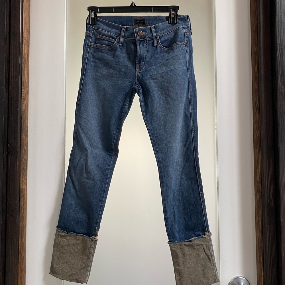 MOTHER The Pony Boy Fray Ride a Dark Horse Jean Size 25
